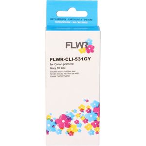 FLWR Canon CLI-531GY grijs (FLWR-6122C001) - Inktcartridge - Huismerk (compatible)