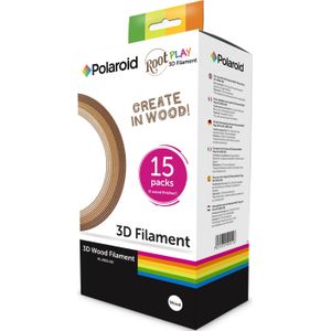 Polaroid 3D pennen 1.75mm PLA-hout assorti kleur (3D-FL-PL-2501-00) - 3D Filament - Origineel