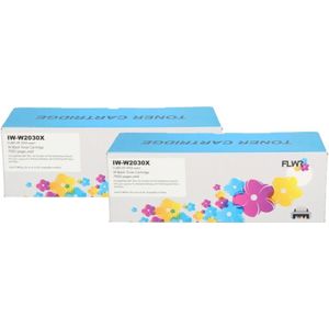 FLWR HP 415X Bundel zwart (FLWR-W2030X-Bundel) - Toners - Compatible XXL