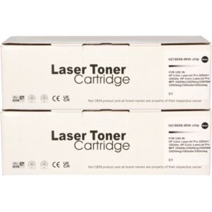 FLWR HP 219X bundel zwart (FLWR-W219X-BK-bundel) - Toners - Compatible XXL