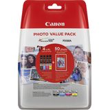 Canon CLI-551XL Multipack met fotopapier zwart en kleur