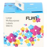 FLWR Dymo 99015 Adreslabel wit (FLWR-99015) - Labels - Huismerk (compatible)