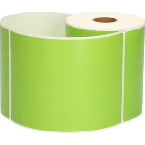 FLWR Zebra verzendetiketten groen (FLWR-102-150-25-Green) - Labels - Huismerk (compatible)