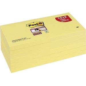 3M Post-it 654 76x76mm 12 pack geel (OR-654GE) - Schrijfblokken en schriften - Origineel