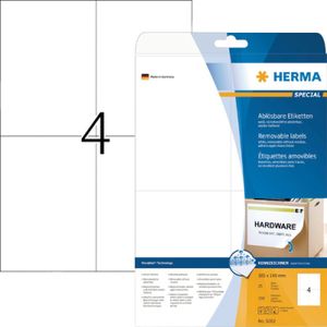Herma 5082 papieretiket 105 x 148mm (100 stuks)  (5082) - Stickervellen - Origineel