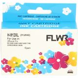 FLWR HP 912XL cyaan (FLWR-3YL81AE) - Inktcartridge - Huismerk (compatible)