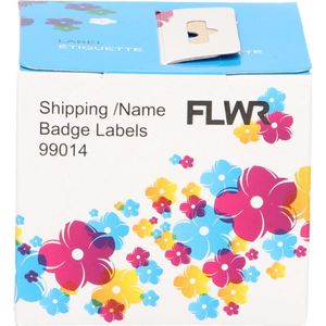 FLWR Dymo 99014 Adreslabel wit (FLWR-99014) - Labels - Huismerk (compatible)