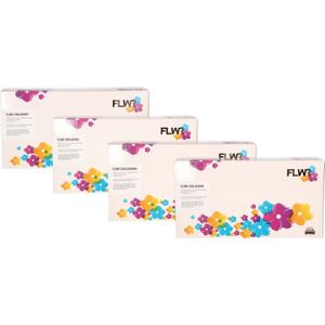 FLWR Canon CRG-069H Bundel zwart en kleur (IW-069H-BUNDEL) - Toners - Compatible XXL