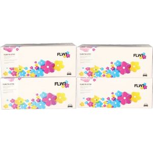 FLWR Kyocera Mita TK-5370 bundel zwart en kleur (FLWR-TK5370-B) - Toners - Huismerk (compatible)