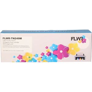 FLWR Brother TN-249M magenta (FLWR-TN249M) - Toners - Huismerk (compatible)