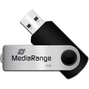 MediaRange USB-stick 8gb zwart (MR908) - USB stick - Origineel