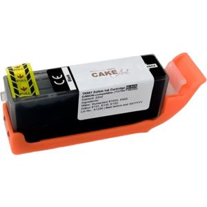 FLWR Eetbaar PGI-580 BK zwart (EETB-PGI-580BK) - Eetbare Inkt - Huismerk (compatible)