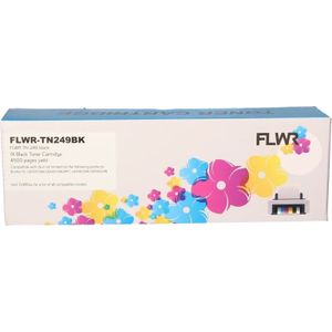 FLWR Brother TN-249BK zwart (FLWR-TN249BK) - Toners - Huismerk (compatible)
