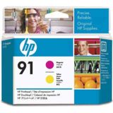 HP 91 printkop magenta en geel