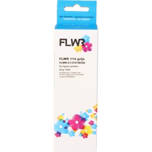 FLWR Epson 114 Inktfles grijs (FLWR-C13T07B540) - Inktfles - Huismerk (compatible)