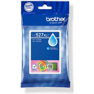 Brother - LC527XLC - Inktcartridge - Cyan - Hoge Capaciteit