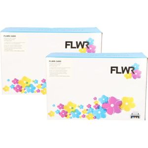 FLWR Brother TN-3480 Bundel zwart (FLWR-TN3480-Bundel) - Toners - Huismerk (compatible)