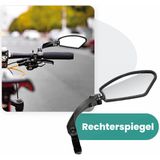 Fietsspiegel Rechts - Extra Stevig - Wegklapbaar