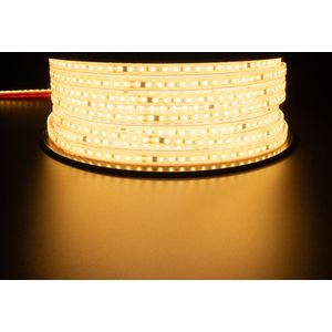 LED Strip - Velvalux - 50 Meter - Warm Wit 3000K - Dimbaar - Waterdicht IP67 - 96000 Lumen - 6000 LEDs - Directe Aansluiting op Netstroom - Werkt zonder Driver