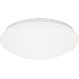 LED Plafondlamp met Sensor - Velvalux - 12W 1300lm - Helder/Koud Wit 6500K - Spatwaterdicht IP44 - Opbouw - Rond - Wit