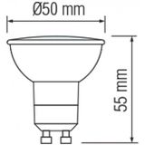LED Spot Set - Pragmi Minko Pro - Dimbaar - Inbouw Rond - Mat Wit - GU10 Fitting - 6W - Helder/Koud Wit 6400K - Ø90mm