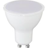 LED Spot Set - Pragmi Zano Pro - Dimbaar - Inbouw Ovaal Dubbel - Mat Wit - GU10 Fitting - 6W - Helder/Koud Wit 6400K