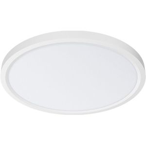 LED Plafondlamp - Brinton Jin - 45W 5280lm - 830 Warm Wit 3000K - Ø500 mm - Opbouw - Rond - Wit