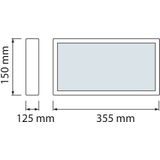 LED Noodverlichting Exit - 2 Pack - Rabonta Omhoog - Hangend - 3W