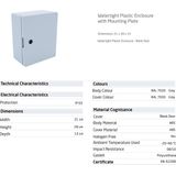 Velvalux - Panoboxpro - Lege Groepenkast - Kunststof - Waterdicht IP65