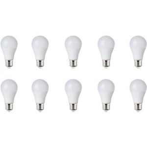 Voordeelpak LED Lamp 10 Pack - E27 Fitting - 15W - Helder/Koud Wit 6400K