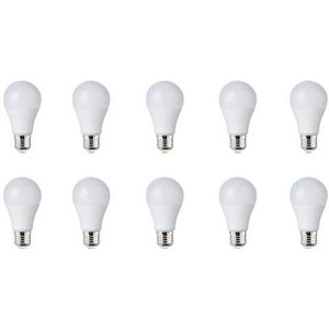 Voordeelpak LED Lamp 10 Pack - E27 Fitting - 10W Dimbaar - Natuurlijk Wit 4200K