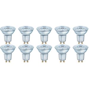 Voordeelpak LEDVANCE - LED Spot 10 Pack - Parathom PAR16 930 36D - GU10 Fitting - Dimbaar - 5.5W - Warm Wit 3000K | Vervangt 50W