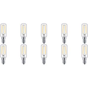 PHILIPS - LED Lamp 10 Pack - CorePro Tube Filament 827 T25L - E14 Fitting - 2.1W - Warm Wit 2700K | Vervangt 25W