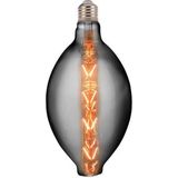 Elma - Design LED Lamp - Titanium - 8W - Warm Wit Licht - E27 Fitting