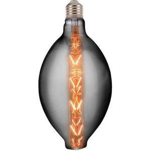Elma - Design LED Lamp - Titanium - 8W - Warm Wit Licht - E27 Fitting