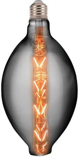 Elma - Design LED Lamp - Titanium - 8W - Warm Wit Licht - E27 Fitting