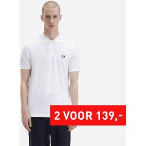 Fred Perry Poloshirt Wit - Heren