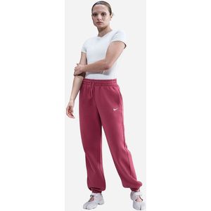 Nike - Phoenix Fleece - Joggingbroek - Paars - Oversized met Hoge Taille