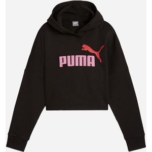 PUMA Ess Logo Cropped Hoodie Junior