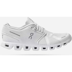 ON Running Cloud 5 M All White Sneakers Heren