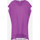 Beach life Purple Flash tuniek Met Kwastjes