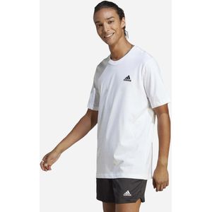 adidas Essentials Single Jersey Geborduurd Small Logo T-shirt