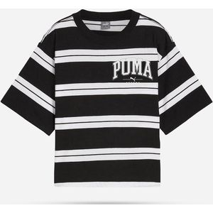 PUMA Squad Striped T-shirt Dames