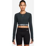 Nike Pro Dri-Fit Cropped T-Shirt - Lange Mouw - Dames