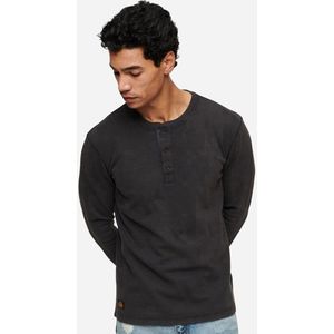 SuperDry Mode Waffle Long Sleeve Henley Top