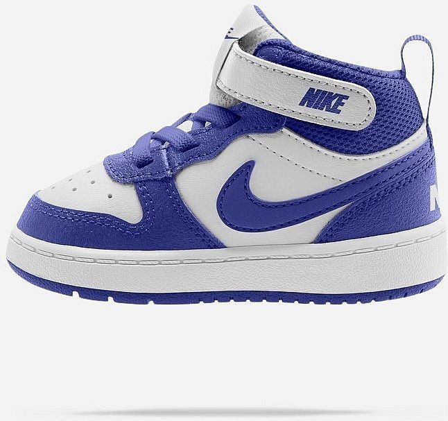 Nike Court Borough Mid 2 schoenen voor baby's/peuters - Wit