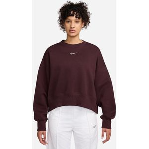 Nike - Sportswear Phoenix Fleece - Sweater - Rood - Dames