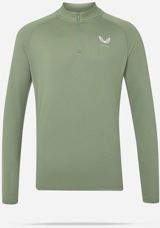 Castore Adapt Training 1/4 Zip Top Polyester Heren Blauw Actieve Kleding T-Shirts