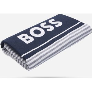 Hugo Boss - Riviera - Badhanddoek - Multicolor - Gemaakt van Luxe Zachte Katoen, Biologisch Katoen