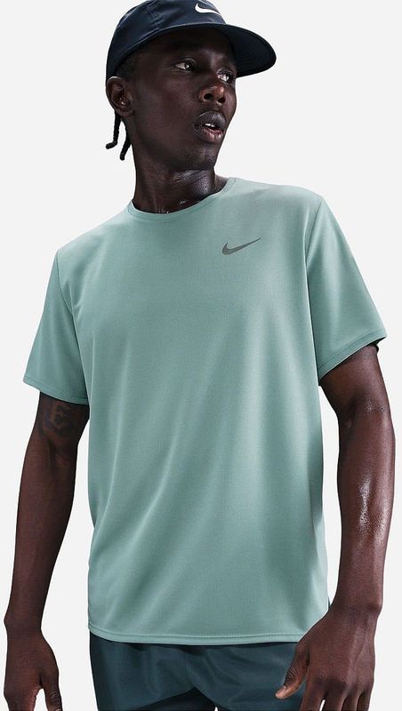 Nike - Miler - T-shirt - Groen - Dri-FIT UV - Heren
